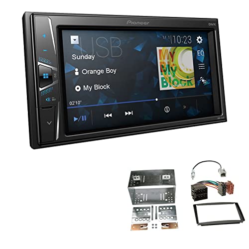 Pioneer DMH-G120 2-DIN Autoradio Touchscreen Kamera-IN AUX USB passend für KIA Cee'D 2007-2009 schwarz von EHO