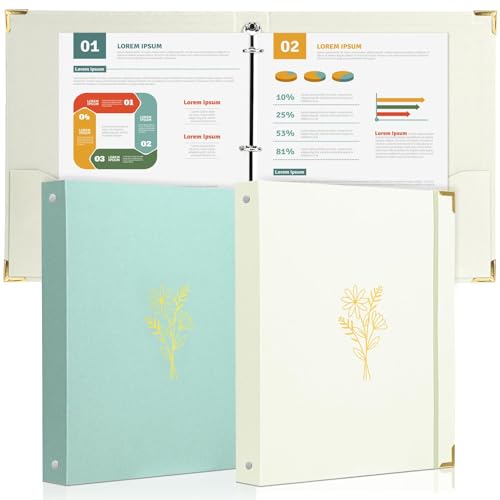 EHWINE Ästhetisches 2,5 cm 3-Ringbuch-Set, niedlicher Ordner-Organizer mit Tasche und Gummiband, passend für US-Briefgröße 21,6 x 27,9 cm, organisiert Ihre Papiere für Schule, Büro oder Arbeit EHWINE Ästhetisches 2,5 cm 3-Ringbuch-Set, niedlicher Ordner-Organizer mit Tasche und Gummiband, passend für US-Briefgröße 21,6 x 27,9 cm, organisiert Ihre Papiere für Schule, Büro oder Arbeit von EHWINE