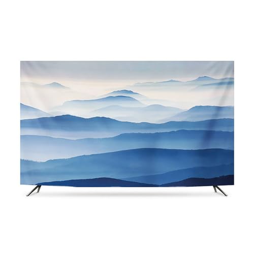 EHYXTEGX Displayabdeckung für den Innenbereich, TV-Staubschutz, 32-80 Zoll TV-Abdeckung für LCD-/LED-Schutzhülle, einfacher moderner Stil, TV-Abdeckung, weicher Stoff, TV-Abdeckungen (Farbe 3,165 cm) von EHYXTEGX