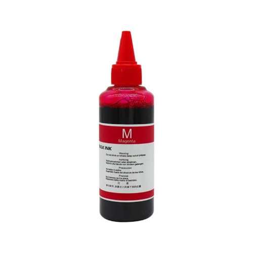 100 ml Universal Refill Ink Kit kompatibel mit verschiedenen Tintenstrahldruckern Kompatibel mit nachfüllbare Patronen(Single Color M) von EHxCUF