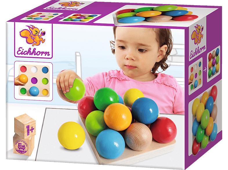 EICHHORN Kugel-Sortierspiel Spielset Mehrfarbig von EICHHORN