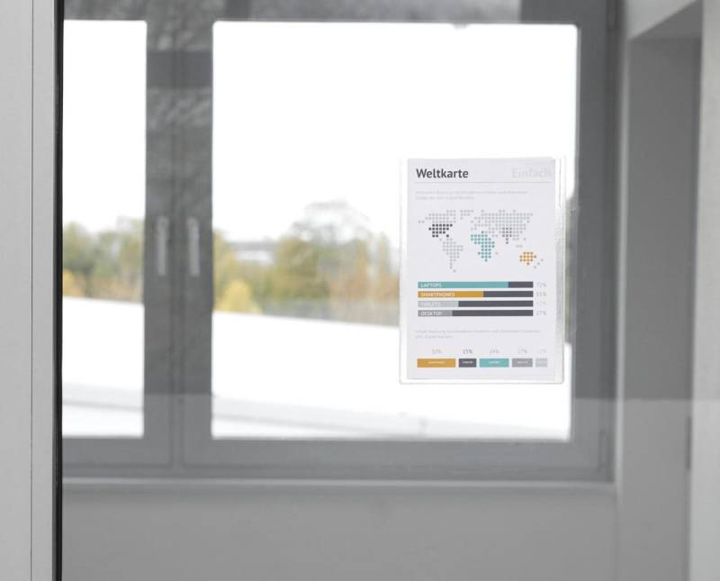 EICHNER Dokumentenhüllen selbstklebend A5 transparent von EICHNER