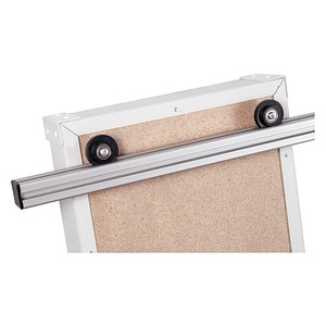 EICHNER Wandschienen silber für EICHNER Plantafel Flexo-Board von EICHNER