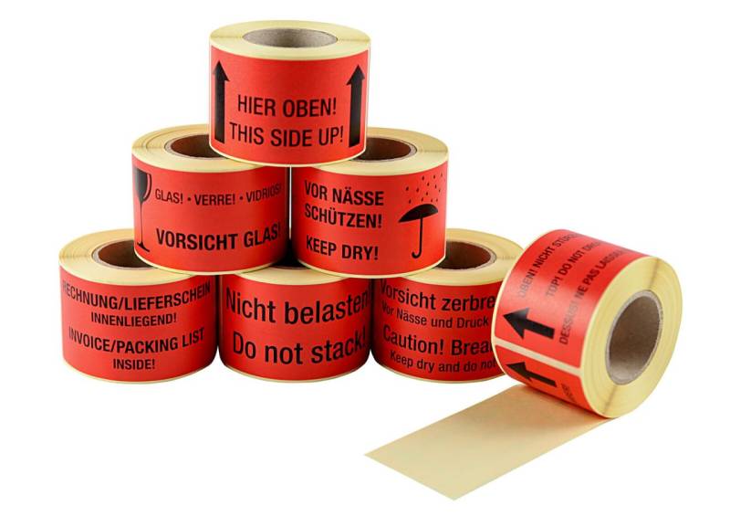 EICHNER Warnetiketten 100,0 x 50,0 mm von EICHNER