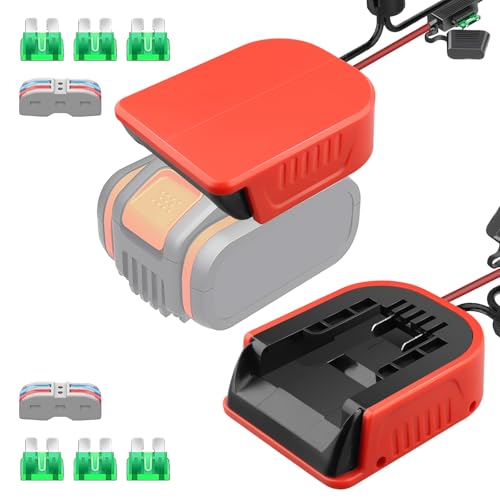 2Packs Power Wheel Adapter für Worx 20V 4-PIN Akku Adapter Umbausatz mit Sicherungen und Drahtklemmen,14AWG Draht, Stromanschluss für DIY Fahrt auf LKW, RC Auto Spielzeug und Robotik 2Packs Power Wheel Adapter für Worx 20V 4-PIN Akku Adapter Umbausatz mit Sicherungen und Drahtklemmen,14AWG Draht, Stromanschluss für DIY Fahrt auf LKW, RC Auto Spielzeug und Robotik von EID