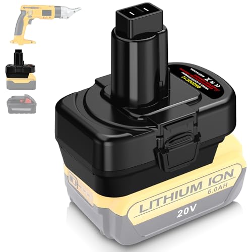 Adapter für Dewalt 12V 14,4V NI-Cd NI-Mh Werkzeuge, für Dewalt 20V 60V und für Milwaukee 18V M18 Li-on Akku Umrüsten zu Dewalt 12V 14,4V NI-Cd NI-Mh DC9091 Batterien, Power für NI-CD Akku Adapter für Dewalt 12V 14,4V NI-Cd NI-Mh Werkzeuge, für Dewalt 20V 60V und für Milwaukee 18V M18 Li-on Akku Umrüsten zu Dewalt 12V 14,4V NI-Cd NI-Mh DC9091 Batterien, Power für NI-CD Akku von EID