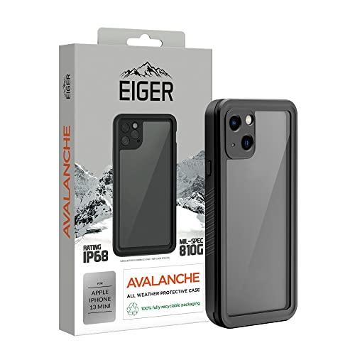 EIGER Avalanche Coque pour iPhone 13 Mini Protection complète contre les intempéries Noir mat von EIGER