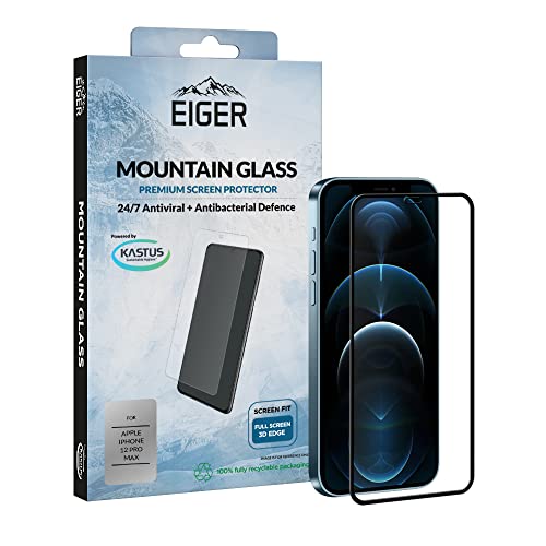 EIGER Compatible 3D SP Glass iPhone 6.7 2020 cl/bk | 2020 von EIGER
