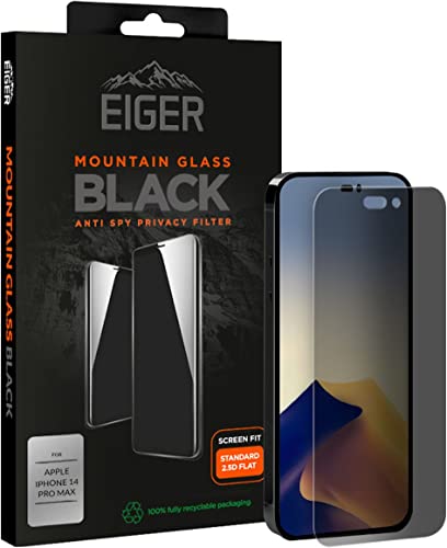 Eiger For iPhone 14 Pro Max Privacy Glass Case Friendly Screen Protector von EIGER