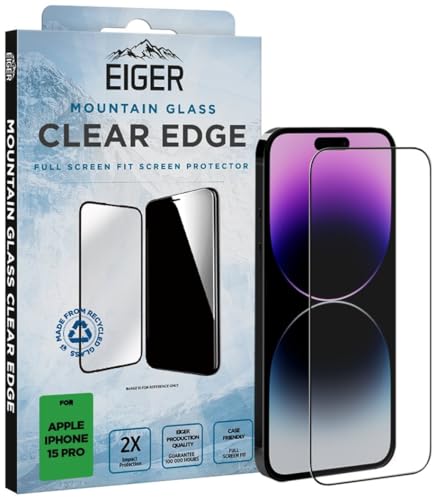 Eiger SP Mountain Glass Clear Edge iPhone 15 Pro von EIGER