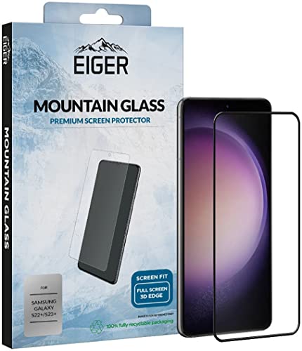 Eiger für Samsung Galaxy S23 Plus / S22 Plus Tempered Glass CF Screen von EIGER