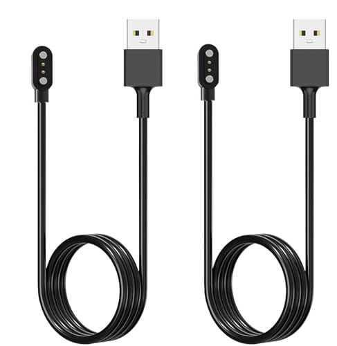 EIGIIS Magnetisches Ladekabel für Smart Watch KE6 2-poliges Schnellladekabel (2er-Pack) von EIGIIS