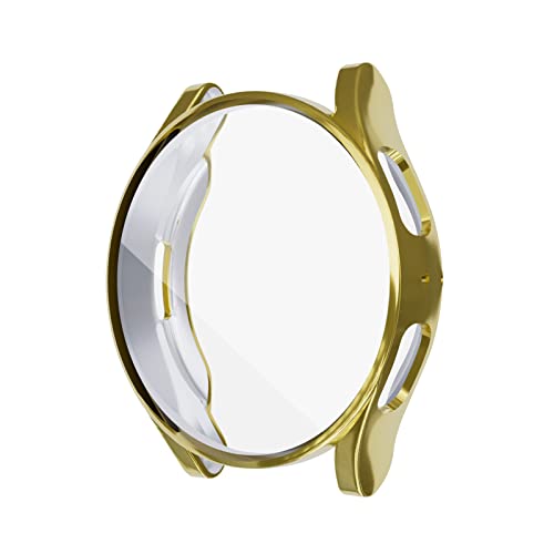 Kompatibel für Samsung Galaxy Watch 5 40mm 44mm Weicher TPU Displayschutz und Hülle, TPU Uhrenzubehör für Samsung Galaxy Watch 5 - Gold, 40mm von EIHAIHIS