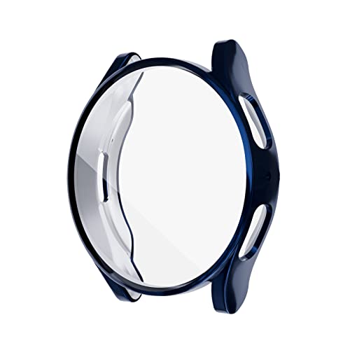 Kompatibel für Samsung Galaxy Watch 5 40mm 44mm Weicher TPU Displayschutz und Hülle, TPU Uhrenzubehör für Samsung Galaxy Watch 5 - Mitternachtsblau,44mm von EIHAIHIS