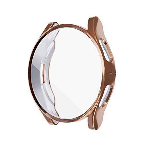 Kompatibel für Samsung Galaxy Watch 5 40mm 44mm Weicher TPU Displayschutz und Hülle, TPU Uhrenzubehör für Samsung Galaxy Watch 5 - Roségold, 40mm von EIHAIHIS