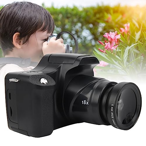 24-MP-Digitalkamera, 3-Zoll-LCD-Bildschirmkamera, 18-Fach-Zoomkamera, Blitzlicht, Tragbare Tragbare Digitale Spiegelreflexkamera, für Familientreffen, Ideal für (Standardversion 24-MP-Digitalkamera, 3-Zoll-LCD-Bildschirmkamera, 18-Fach-Zoomkamera, Blitzlicht, Tragbare Tragbare Digitale Spiegelreflexkamera, für Familientreffen, Ideal für (Standardversion von EIMSOAH