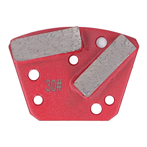 3pcs Betonbodenschleifer Scheibenscheibenscheibenpad, 30 Körnchen Metall Trapez -Bodenschleiftschaber, Betonschneidwerkzeug 2 Lange Zähne 3pcs Betonbodenschleifer Scheibenscheibenscheibenpad, 30 Körnchen Metall Trapez -Bodenschleiftschaber, Betonschneidwerkzeug 2 Lange Zähne von EIMSOAH