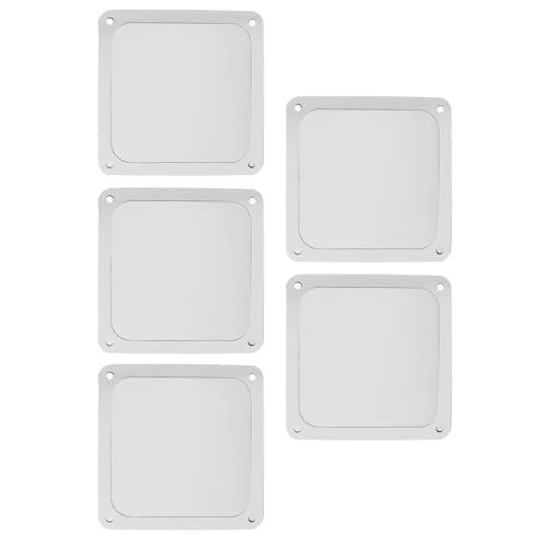 5pcs 120 -mm -Lüfterstaubfilter, Nylonrahmen Computer PC Lüfter Staubnetzfilter für PC -Fallstromversorgung (Weiß) von EIMSOAH