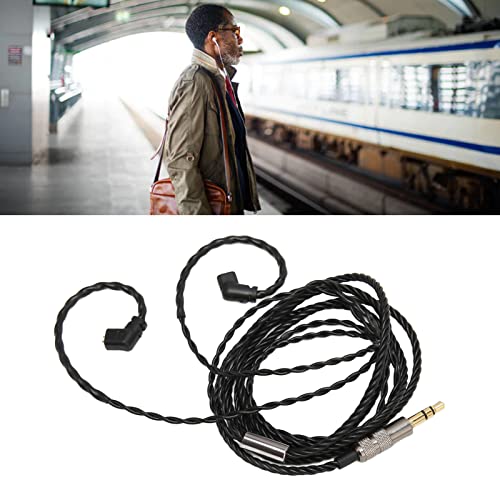 EIMSOAH 0,78 Mm 2-poliges Kabel mit Mikrofon, Abnehmbares Kopfhörer-Ersatzkabel, Tereo-Audiokabel, Universelles Ersatz-Ohrhörerkabel, Audiokabel für QDC CCA AS12 AS16 ZSX UE 18Pro EIMSOAH 0,78 Mm 2-poliges Kabel mit Mikrofon, Abnehmbares Kopfhörer-Ersatzkabel, Tereo-Audiokabel, Universelles Ersatz-Ohrhörerkabel, Audiokabel für QDC CCA AS12 AS16 ZSX UE 18Pro von EIMSOAH