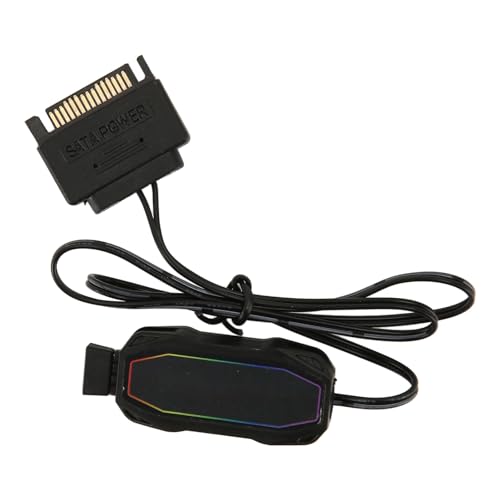 EIMSOAH Argb PC -Lüfter -Controller -Kit, 5V 3Pin -Netzteil, Selbsteinstellungsgeschwindigkeit Helligkeit Argb PC -Lüfter Controller EIMSOAH Argb PC -Lüfter -Controller -Kit, 5V 3Pin -Netzteil, Selbsteinstellungsgeschwindigkeit Helligkeit Argb PC -Lüfter Controller von EIMSOAH