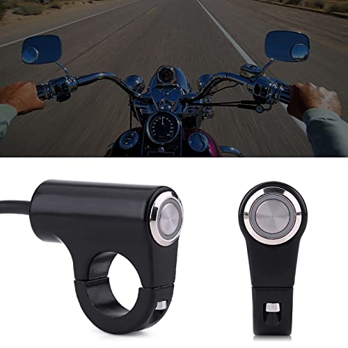 Motorrad-Lenkerschalter, 22 Mm Motorrad-Lenkermontageschalter, Druckknopf, Scheinwerfer, Bremse, (Geben Sie eine Selbst-Reset-Taste ein) von EIMSOAH