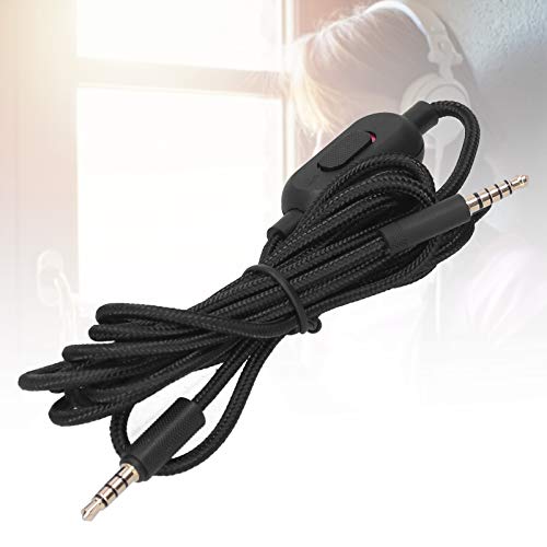 Spielkopfhörer-Audiokabel mit Lautstärkeregelung für Mikrofon, OFC-Kupferdraht für G233 G433 GPRO GPROX, 2 Meter von EIMSOAH