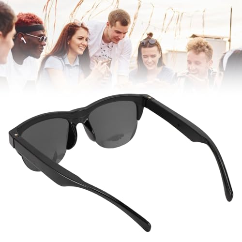 Übersetzer Intelligente Brille, TR90 PC Open Directional 137 Sprachen Übersetzungsgerät mit Integriertem Mikrofon Sprecher, Sprachübersetzungsbrille für Reisen von EIMSOAH