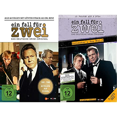 Ein Fall für Zwei - Günter Strack Box (23 Discs) & - Collector's Box 5 (Collector's Edition, 5 Discs) von EIN FALL FÜR ZWEI