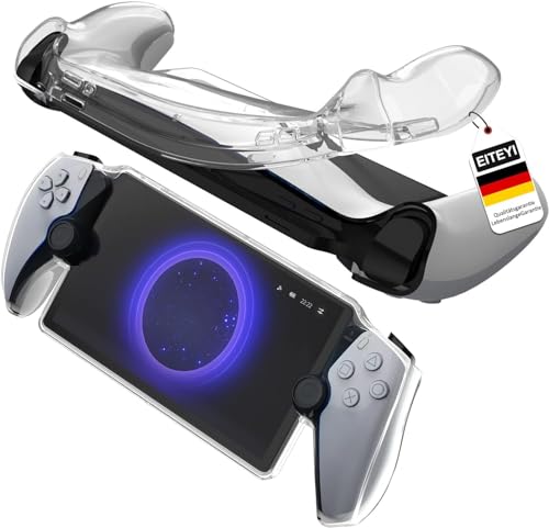 EITEYI Schutzhülle für Playstation Portal PS5 [PS Portal] Schutzhülle für Playstation Portal, Zubehör für Spielmaschine, Schutzhülle aus stoßdämpfendem TPU, transparent, stoßfest von EITEYI