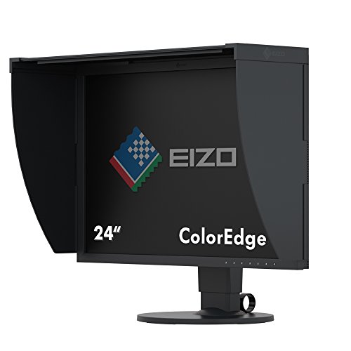 EIZO ColorEdge CG2420 61,1 cm (24,1 Zoll) Grafik Monitor (DVI-D, HDMI, USB 3.1 Hub, DisplayPort, 10 ms Reaktionszeit, Auflösung 1920 x 1200, Wide Gamut) schwarz von EIZO