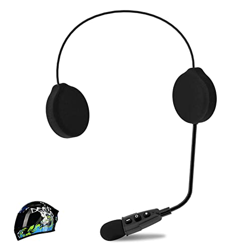 EJEAS E1+ Motorradhelm Bluetooth 5.1 Headset, mit CVC-Geräuschunterdrückung Funktion und 3D-Soundeffekten, Motorradhelm Kopfhörerlaut Sprecher zum Verbinden von 2 Mobiltelefonen EJEAS E1+ Motorradhelm Bluetooth 5.1 Headset, mit CVC-Geräuschunterdrückung Funktion und 3D-Soundeffekten, Motorradhelm Kopfhörerlaut Sprecher zum Verbinden von 2 Mobiltelefonen von EJEAS
