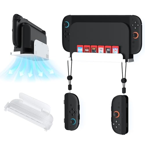 EJGAME Wandhalterung, kompatibel mit Nintendo Switch 2, platzsparender Organizer aus Metall mit 6 Spielkartenfächern und 2 Joy-Con-Halterungen, sichere Aufbewahrung von Switch 2 Konsolen in der Nähe EJGAME Wandhalterung, kompatibel mit Nintendo Switch 2, platzsparender Organizer aus Metall mit 6 Spielkartenfächern und 2 Joy-Con-Halterungen, sichere Aufbewahrung von Switch 2 Konsolen in der Nähe von EJGAME