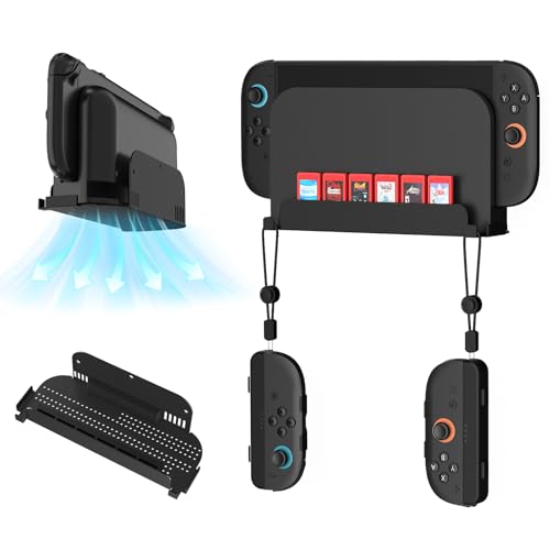 EJGAME Wandhalterung, kompatibel mit Nintendo Switch 2, platzsparender Organizer aus Metall mit 6 Spielkartenfächern und 2 Joy-Con-Halterungen, sichere Aufbewahrung von Switch 2 Konsolen in der Nähe EJGAME Wandhalterung, kompatibel mit Nintendo Switch 2, platzsparender Organizer aus Metall mit 6 Spielkartenfächern und 2 Joy-Con-Halterungen, sichere Aufbewahrung von Switch 2 Konsolen in der Nähe von EJGAME