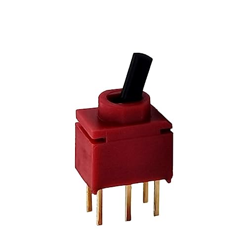2 PCS Zwei-Positionen-Knopfschalter, Kippschalter for Mikrofon und Audio von EJOVVFIP