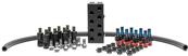 EK-Pro Quick Disconnect Manifold 2CPU 2GPU Verteiler Set (3831109899731) von EK Water Blocks