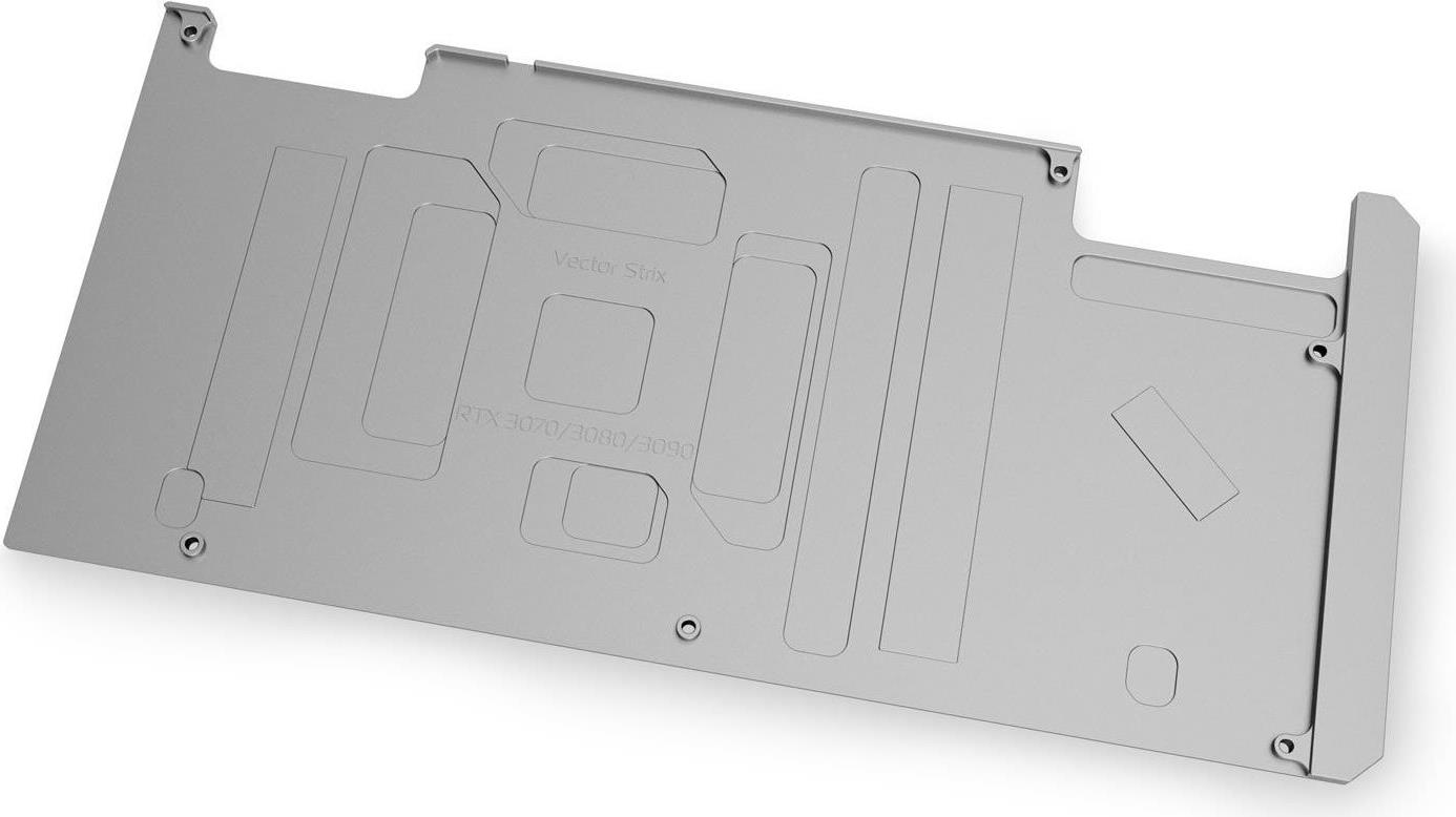 EK Water Blocks 3831109832486 Computer Kühlkomponente Grafikkarte Rückenplatte Metallisch (3831109832486) von EK Water Blocks