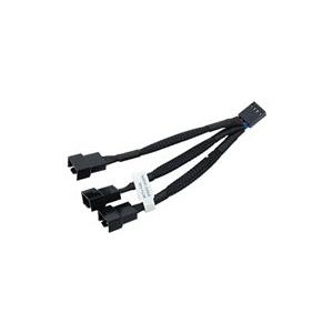 EKWB EkWaterBlocks - Netzsplitter für Lüfter - 4-polig PWM (M) - 3-polig PWM (W) - 10 cm (3831109867914) von EK Water Blocks