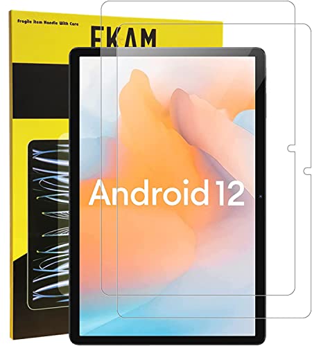 [2 Stück] Displayschutzfolie kompatibel mit Blackview Tab 12 / Tab 12 Pro, Displayschutz für Tablets, staubfreie Premium Panzerglasfolie HD Anti-Kratzer (10,1 Zoll) von EKAM