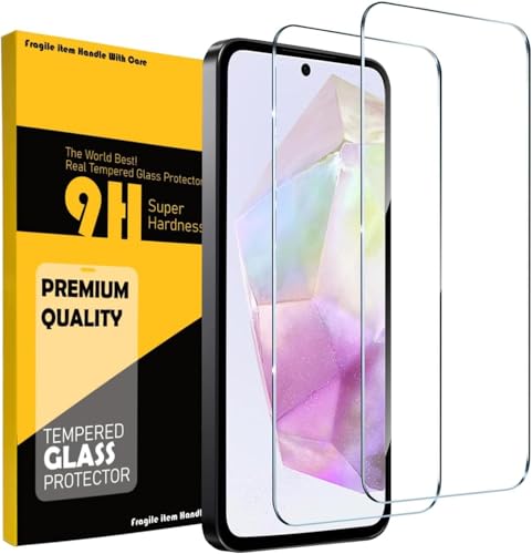 Displayschutzfolie für Samsung Galaxy S25 Edge 5G, gehärtetes Glas, Härtegrad 9H, blasenfrei, hüllenfreundlich, Displayschutzfolie für Galaxy S25 Edge 5G (6,7 Zoll), 2 Stück von EKAM