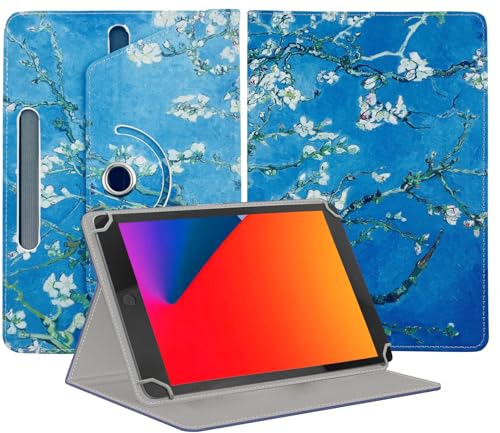EKAM Haoqin Tab 8 Schutzhülle mit Standfunktion für alle 20,3 cm (8 Zoll) Tablets für Teclast P80T/P80, Blackview 8 Zoll Tablet Tab 5, HiGrace Kids Tablet 20,3 cm (8 Zoll), Haoqin Tab 8 Hülle, Blau von EKAM