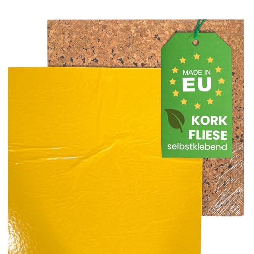 EKB-Kork dekorative Wandfliese 50x50cm 4mm stark I 4 Stk I selbstklebende Korkplatte für Pinnwand, Dekoration oder Schallschutz Akustikplatte I Nachhaltiges DIY-Projektmaterial zum Basteln & Modellbau EKB-Kork dekorative Wandfliese 50x50cm 4mm stark I 4 Stk I selbstklebende Korkplatte für Pinnwand, Dekoration oder Schallschutz Akustikplatte I Nachhaltiges DIY-Projektmaterial zum Basteln & Modellbau von EKB-Kork