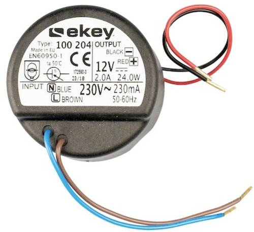 EKEY 100204 Netzteil Unterputz, Wand IP00 von EKEY