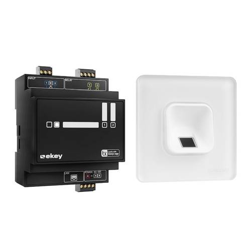 EKEY 203703 Fingerprint Zugangssystem Unterputz, Hutschiene IP54 von EKEY