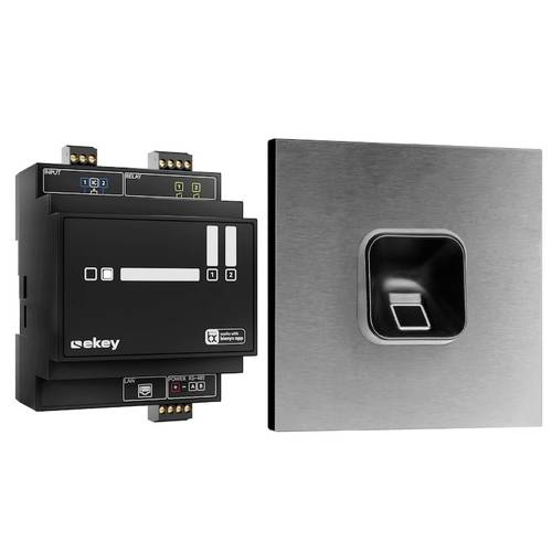 EKEY 204702 Fingerprint Zugangssystem Hutschiene IP54 von EKEY