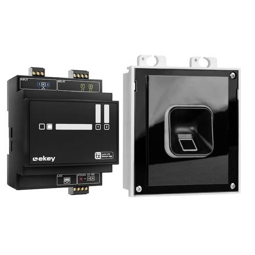 EKEY 204708 Fingerprint Zugangssystem Hutschiene IP54 von EKEY