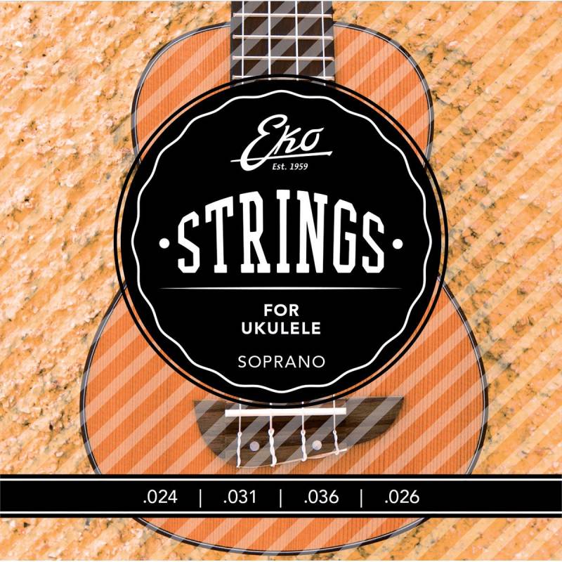 EKO Strings Ukulele Soprano Medium Soprano Ukulele Strings von EKO