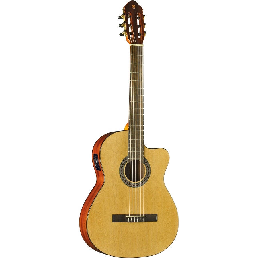 EKO Vibra 150 CW EQ Natural 4/4-Size Electro-Acoustic Classical Guitar EKO Vibra 150 CW EQ Natural 4/4-Size Electro-Acoustic Classical Guitar von EKO