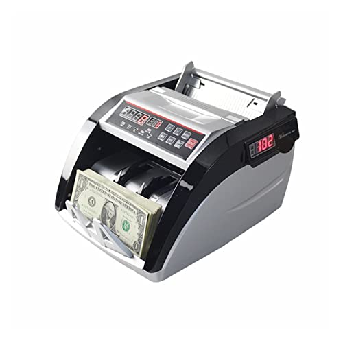 Banknotenzähler Bill Counter, Money Machine 5800c Währung gefälscht Bargeld schnell identifizieren LED Multinationale Währung anzeigen kompatibel mit Euro, Dollar, Hongkong-Dollar, afrikanischer Währu von EKOUQIN
