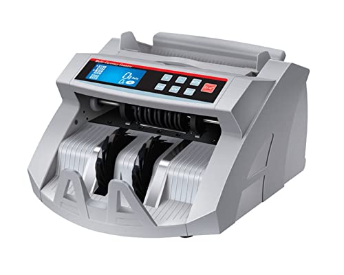 Banknotenzähler Cash Banknotes Geldzähler for Papier- und Polymerwährungen mit UVMG Funktion BillNote Counting Machine Money Detector Schnelle Zählung von EKOUQIN