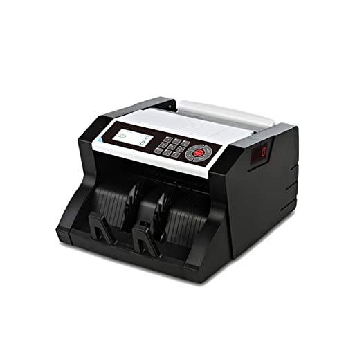 Banknotenzähler Geldzähler mit UV/mg/ir/dbl/hlf/chn Gefälschte automatische Multi -Currency -Registrierkasse Geldschalter mit LED Anzeige Bill Counter Machine HS-138 Schnelle Zählung(CAD) von EKOUQIN